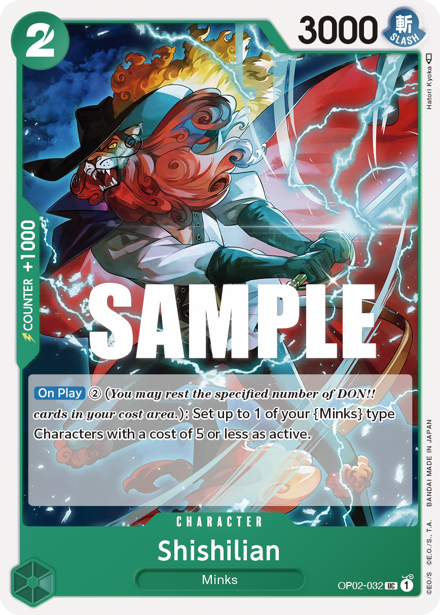 Shishilian [Pre-release] OP02-032 One Piece Card Game