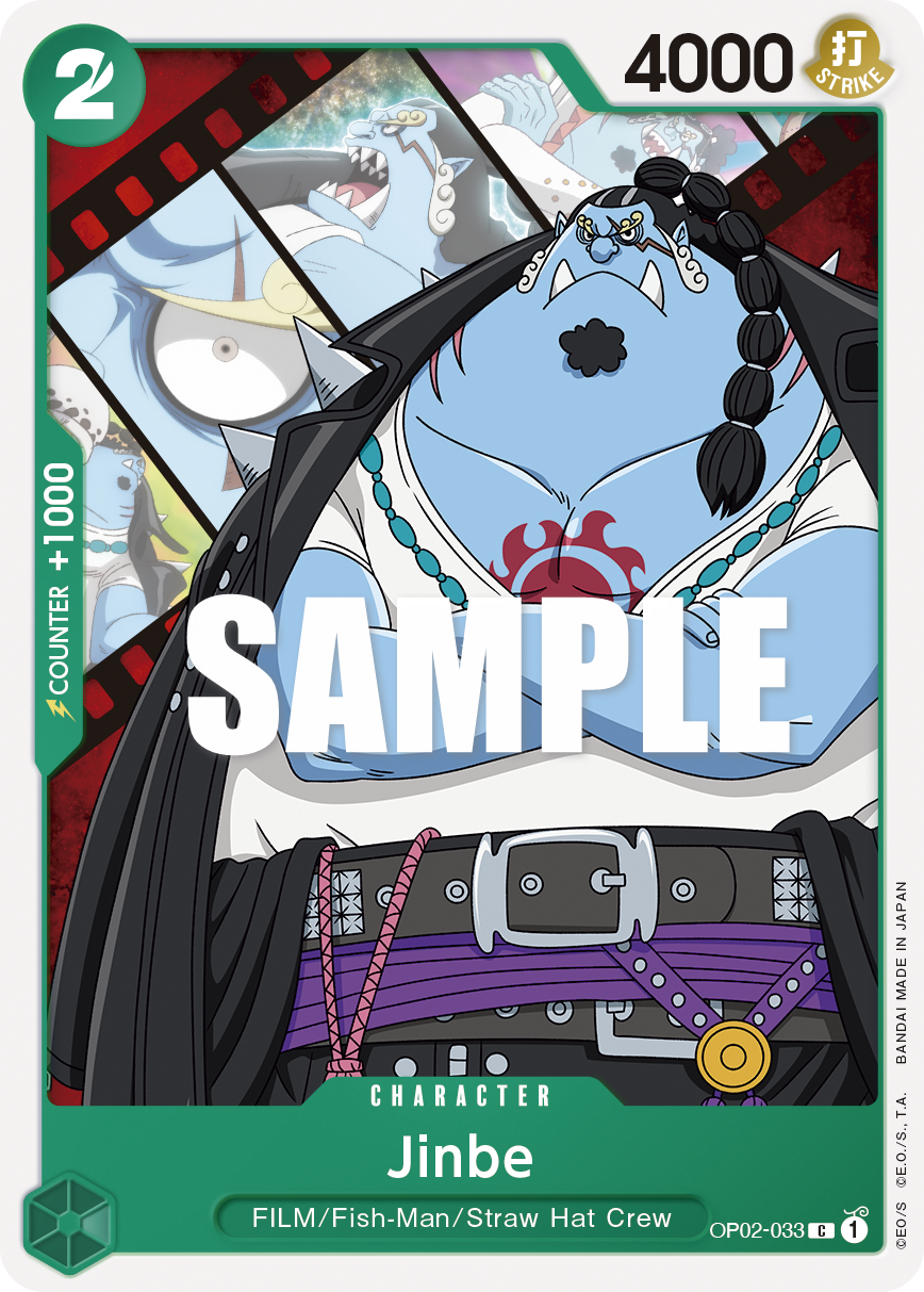 Jinbe OP02-033 One Piece Card Game
