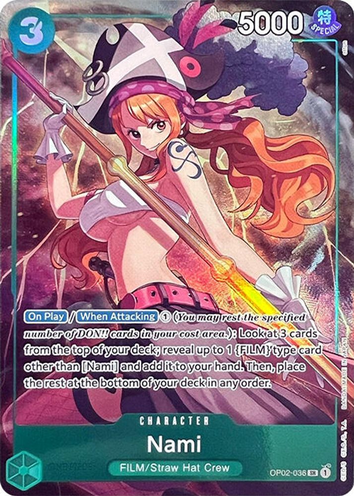 Nami [Best Selection] OP02-036 One Piece Card Game