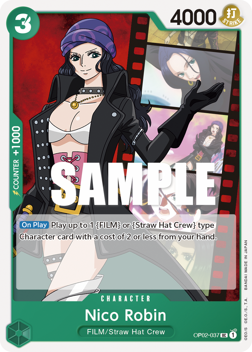 Nico Robin OP02-037 One Piece Card Game
