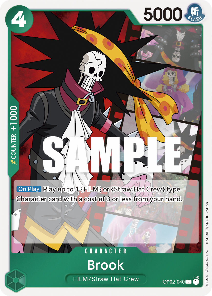 Brook OP02-040 One Piece Card Game