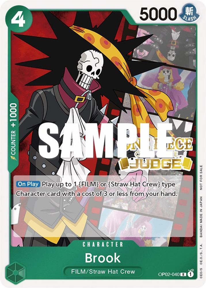 Brook [Judge] OP02-040 One Piece Card Game