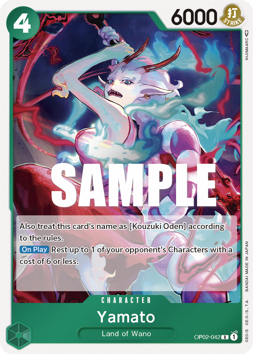 Yamato OP02-042 One Piece Card Game