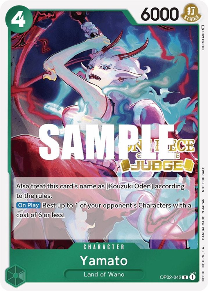 Yamato [Judge] OP02-042 One Piece Card Game