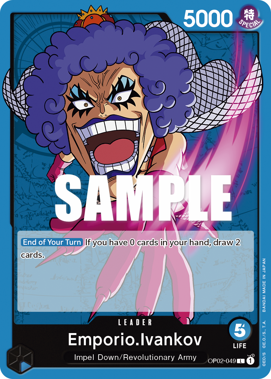 Emporio.Ivankov [Alternate Art] JP OP02-049 One Piece Card Game