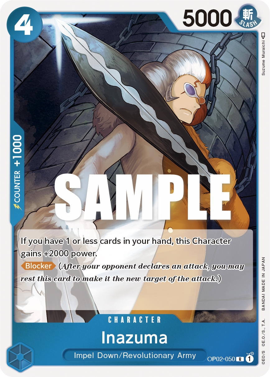 Inazuma OP02-050 One Piece Card Game