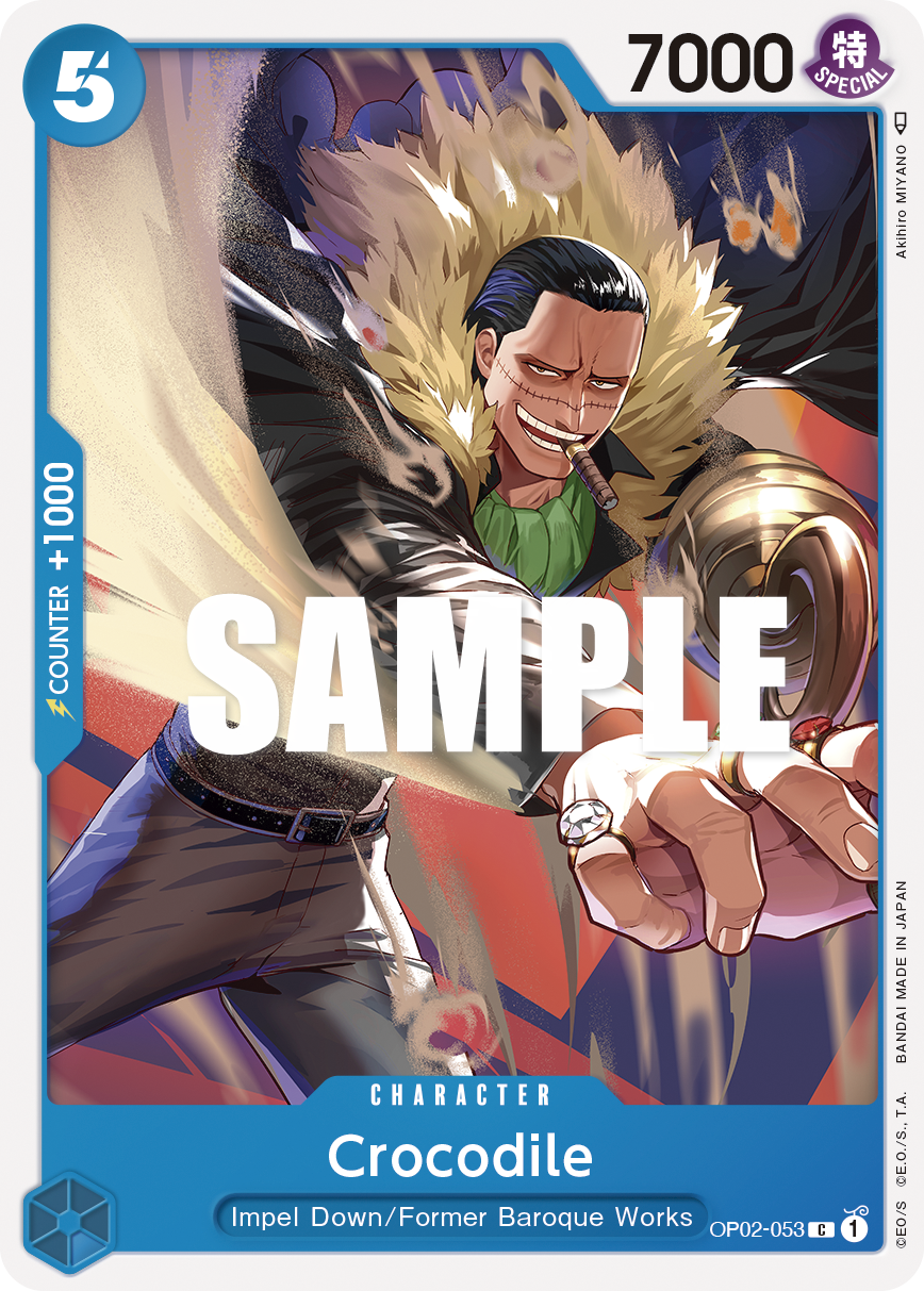 Crocodile OP02-053 One Piece Card Game