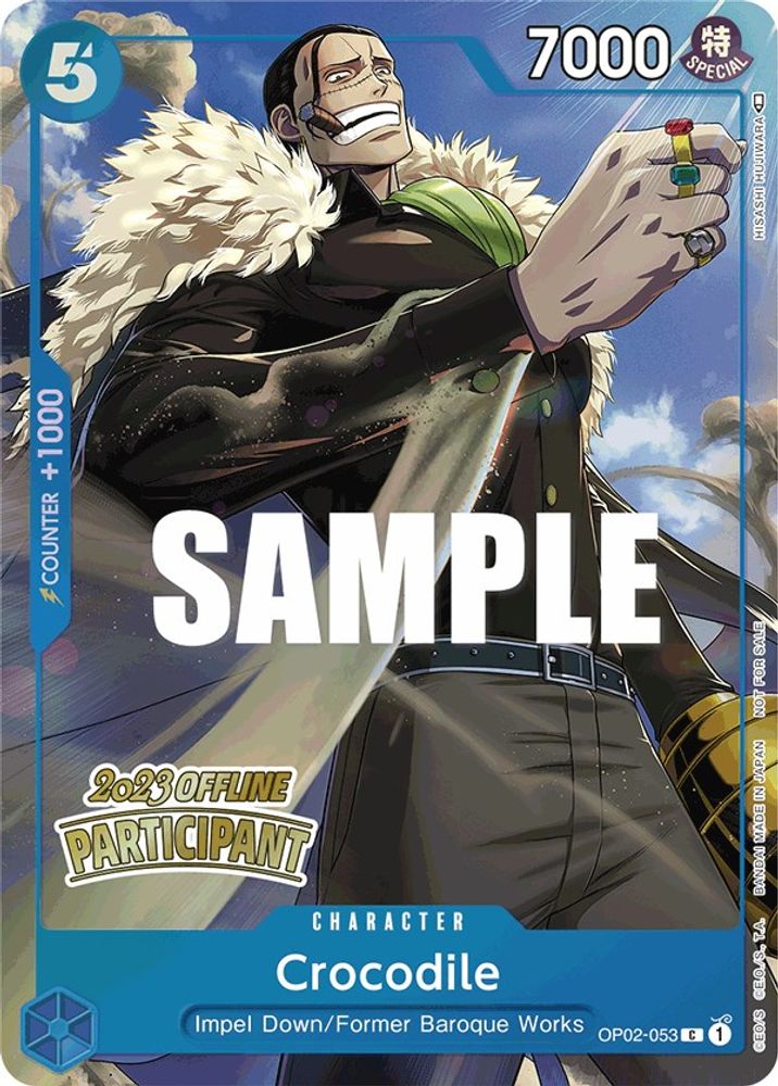 Crocodile [Participant] OP02-053 One Piece Card Game