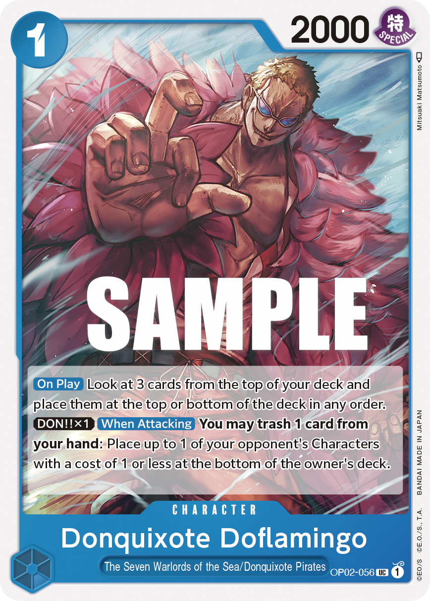 Donquixote Doflamingo OP02-056 One Piece Card Game