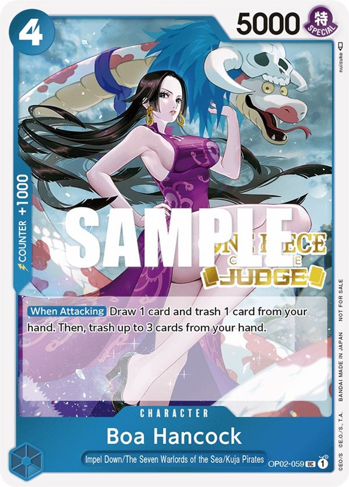 Boa Hancock [Judge] OP02-059 One Piece Card Game