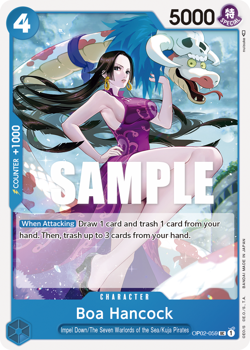 Boa Hancock [Pre-Release] OP02-059 One Piece Card Game