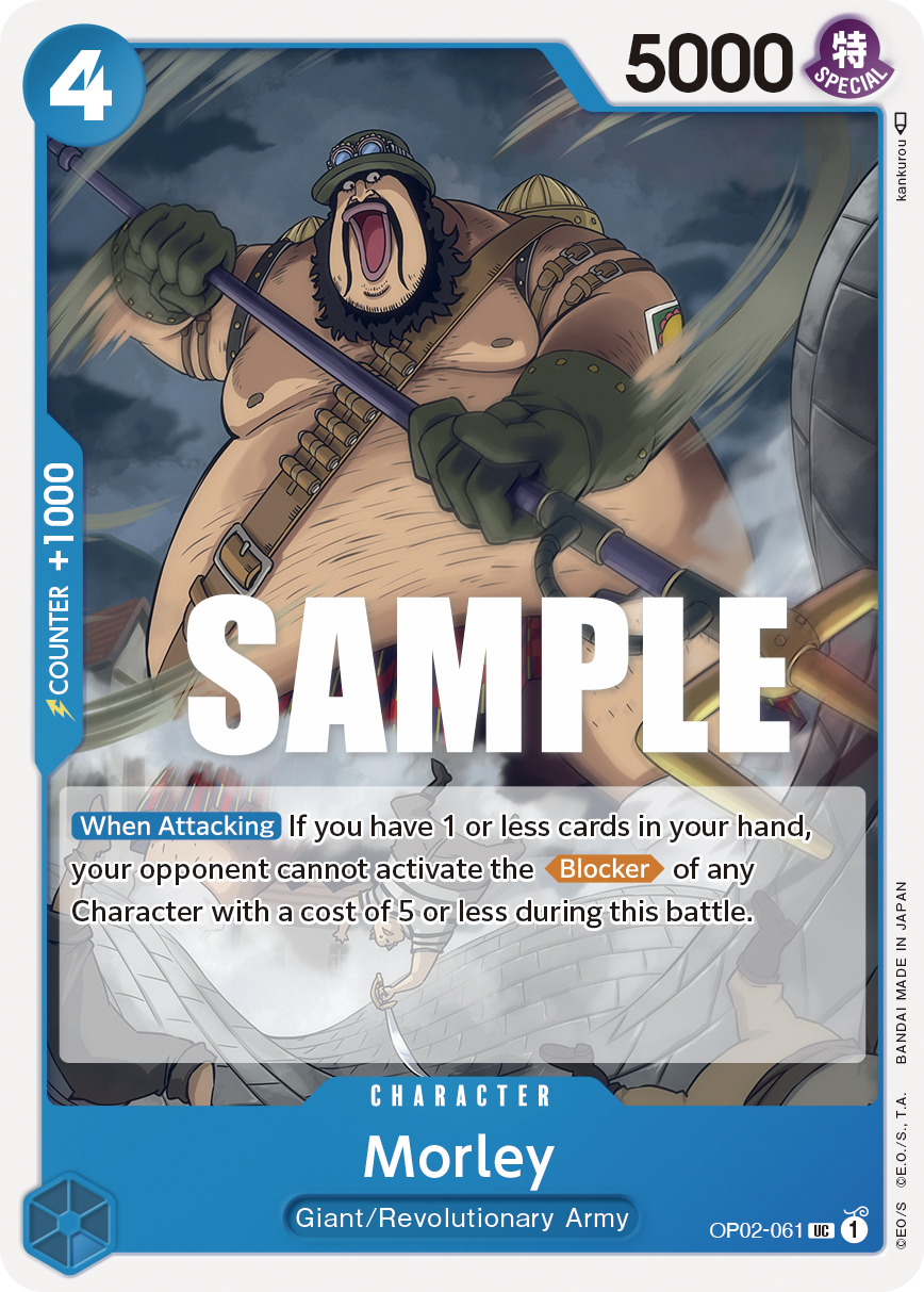 Morley [Pre-Release] OP02-061 One Piece Card Game