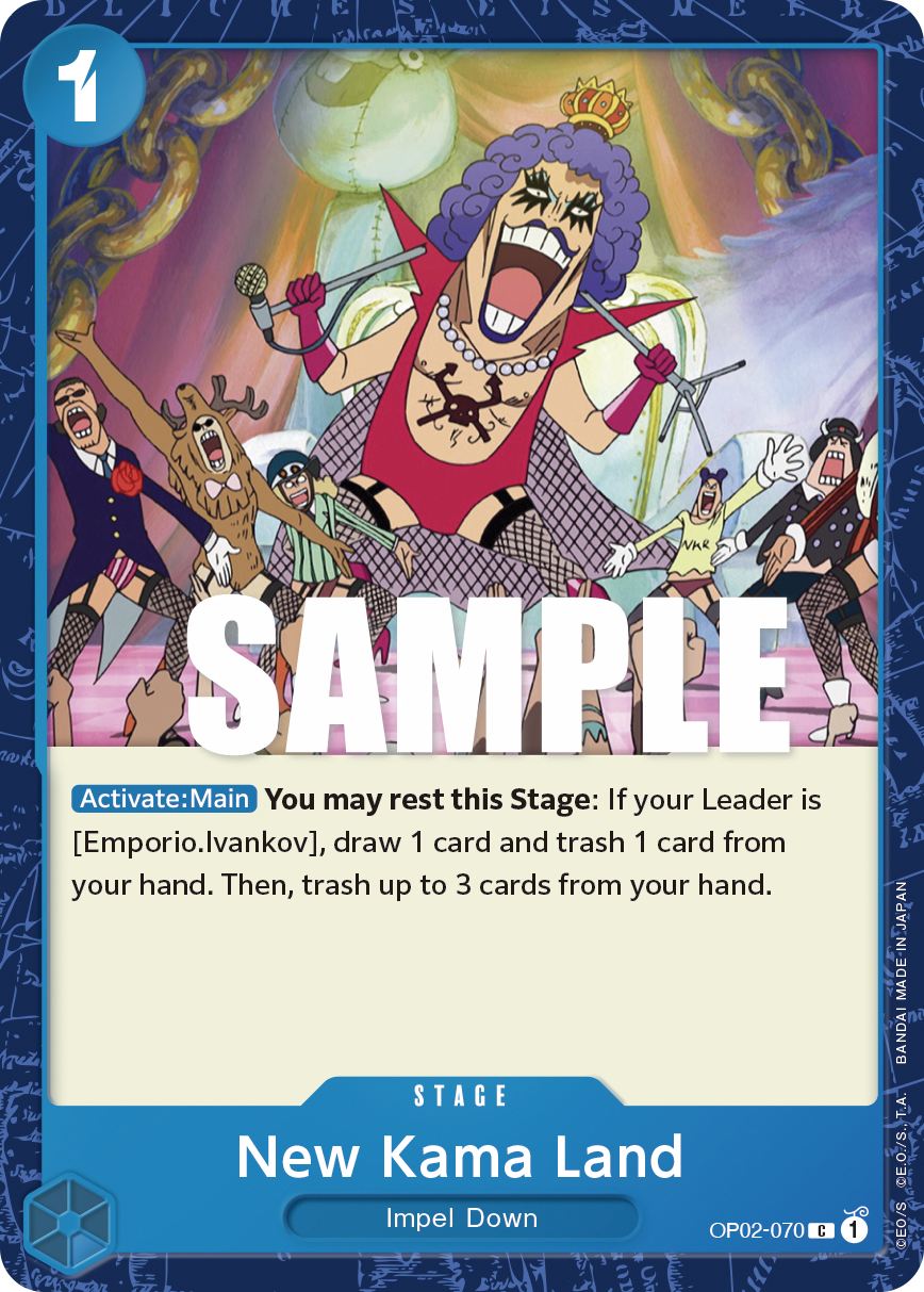 New Kama Land OP02-070 One Piece Card Game