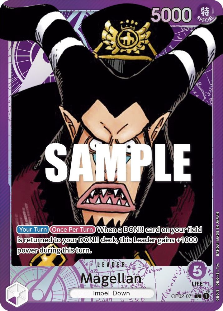 Magellan [Alternate Art] OP02-071 One Piece Card Game