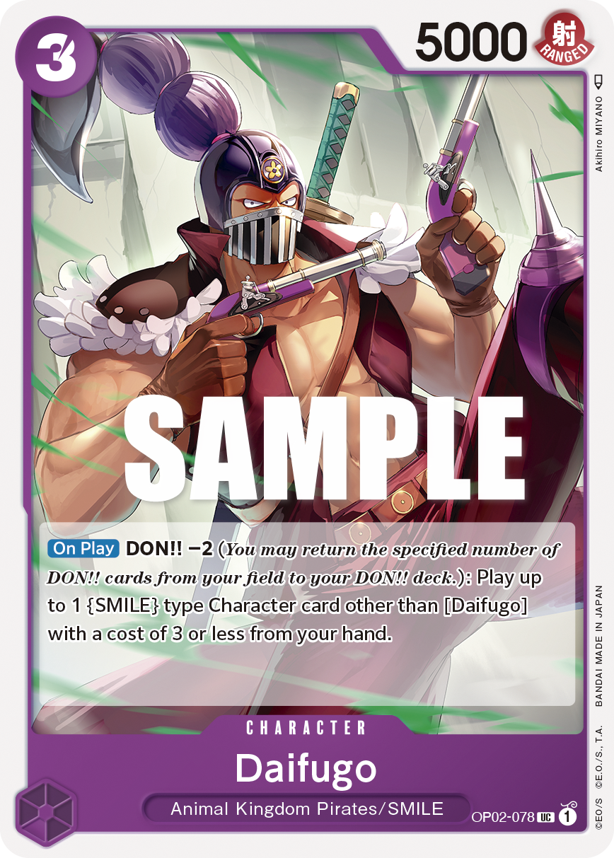 Daifugo [Pre-Release] OP02-078 One Piece Card Game
