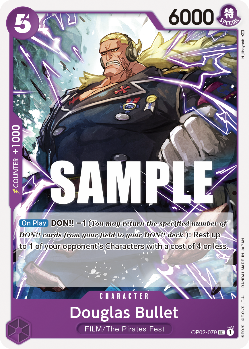 Douglas Bullet OP02-079 One Piece Card Game