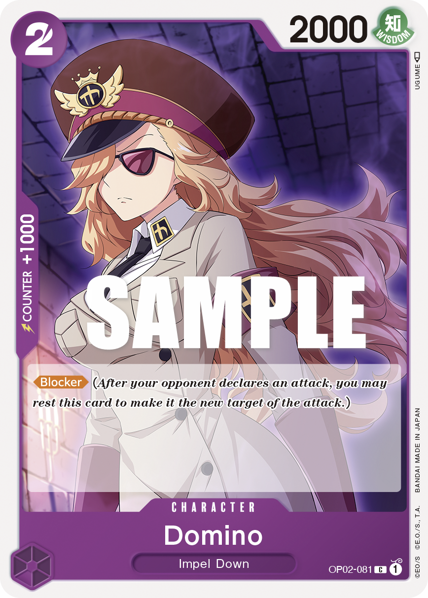 Domino [Pre-Release] OP02-081 One Piece Card Game