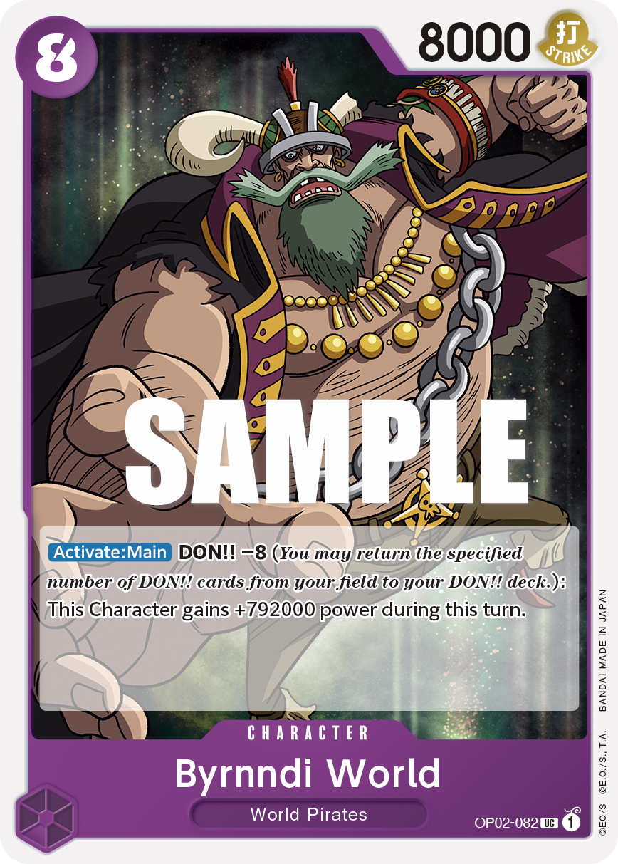Byrnndi World OP02-082 One Piece Card Game