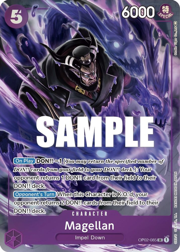Magellan [Alternate Art] OP02-085 One Piece Card Game