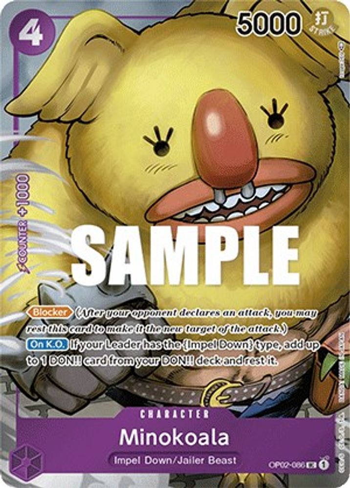 Minokoala [Box Topper] OP02-086 One Piece Card Game