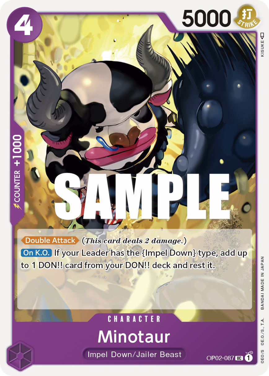 Minotaur OP02-087 One Piece Card Game
