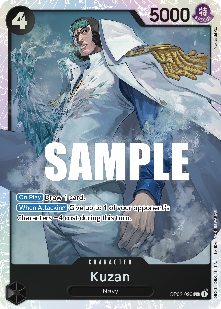 Kuzan [Alternate Art PRB01] JP OP02-096 One Piece Card Game