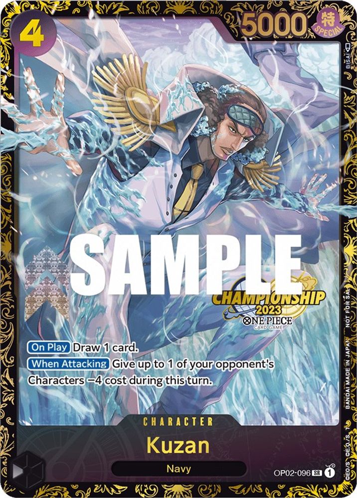 Kuzan [Championship] OP02-096 One Piece Card Game