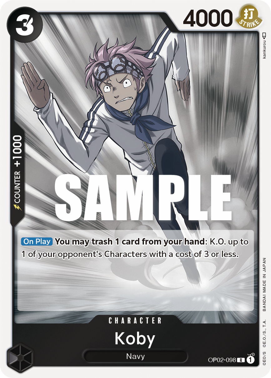 Koby OP02-098 One Piece Card Game