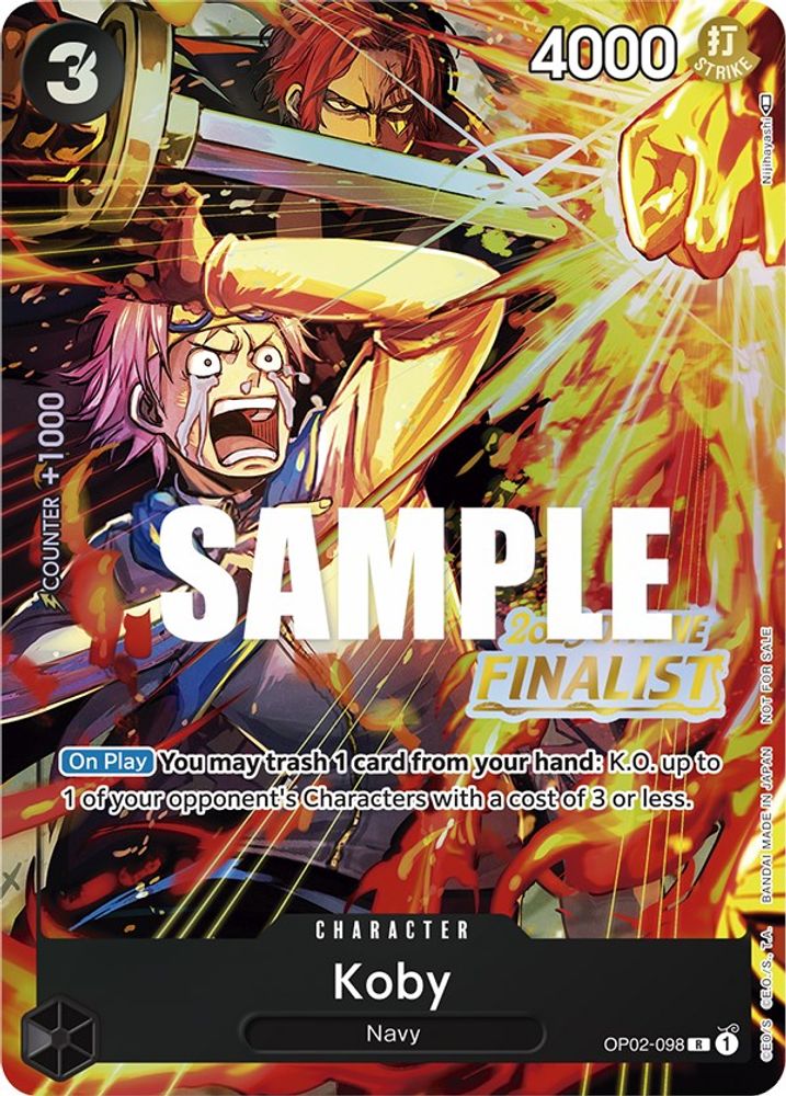 Koby [Finalist] OP02-098 One Piece Card Game