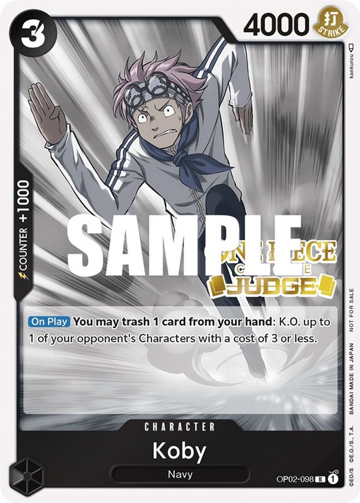 Koby [Judge] OP02-098 One Piece Card Game