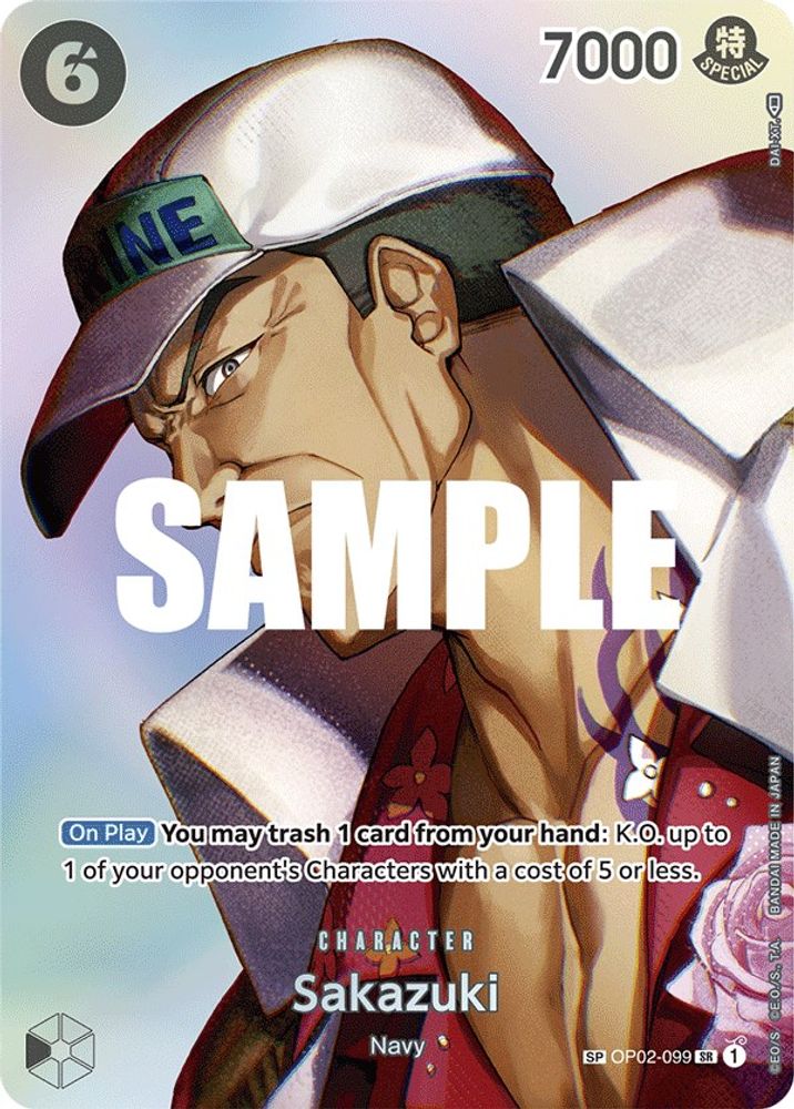 Sakazuki [SP] OP02-099 One Piece Card Game