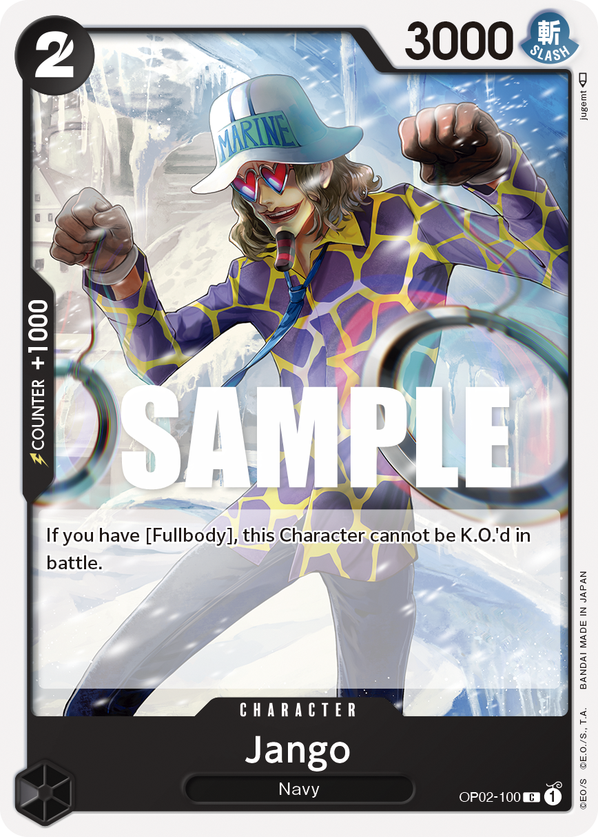 Jango OP02-100 One Piece Card Game