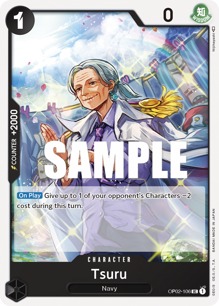 Tsuru [Best Selection] JP OP02-106 One Piece Card Game