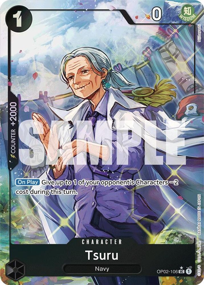 Tsuru [Full Art PRB01] OP02-106 One Piece Card Game