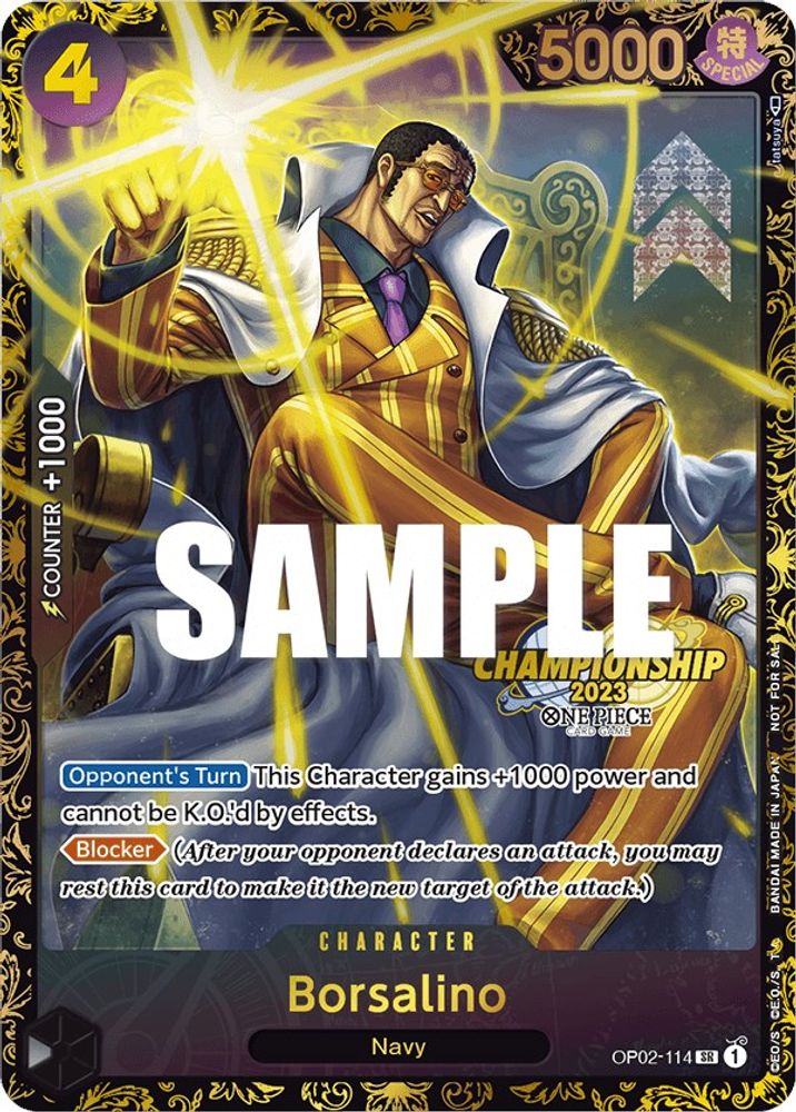 Borsalino [Championship] OP02-114 One Piece Card Game