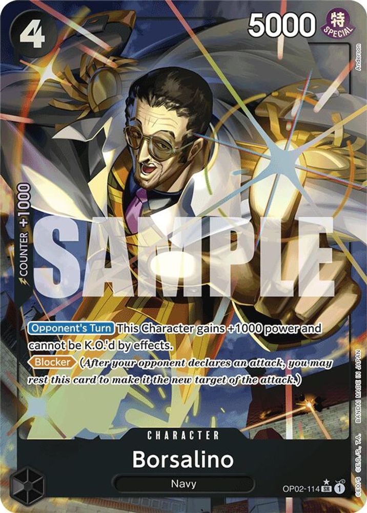 Borsalino [PRB01] OP02-114 One Piece Card Game