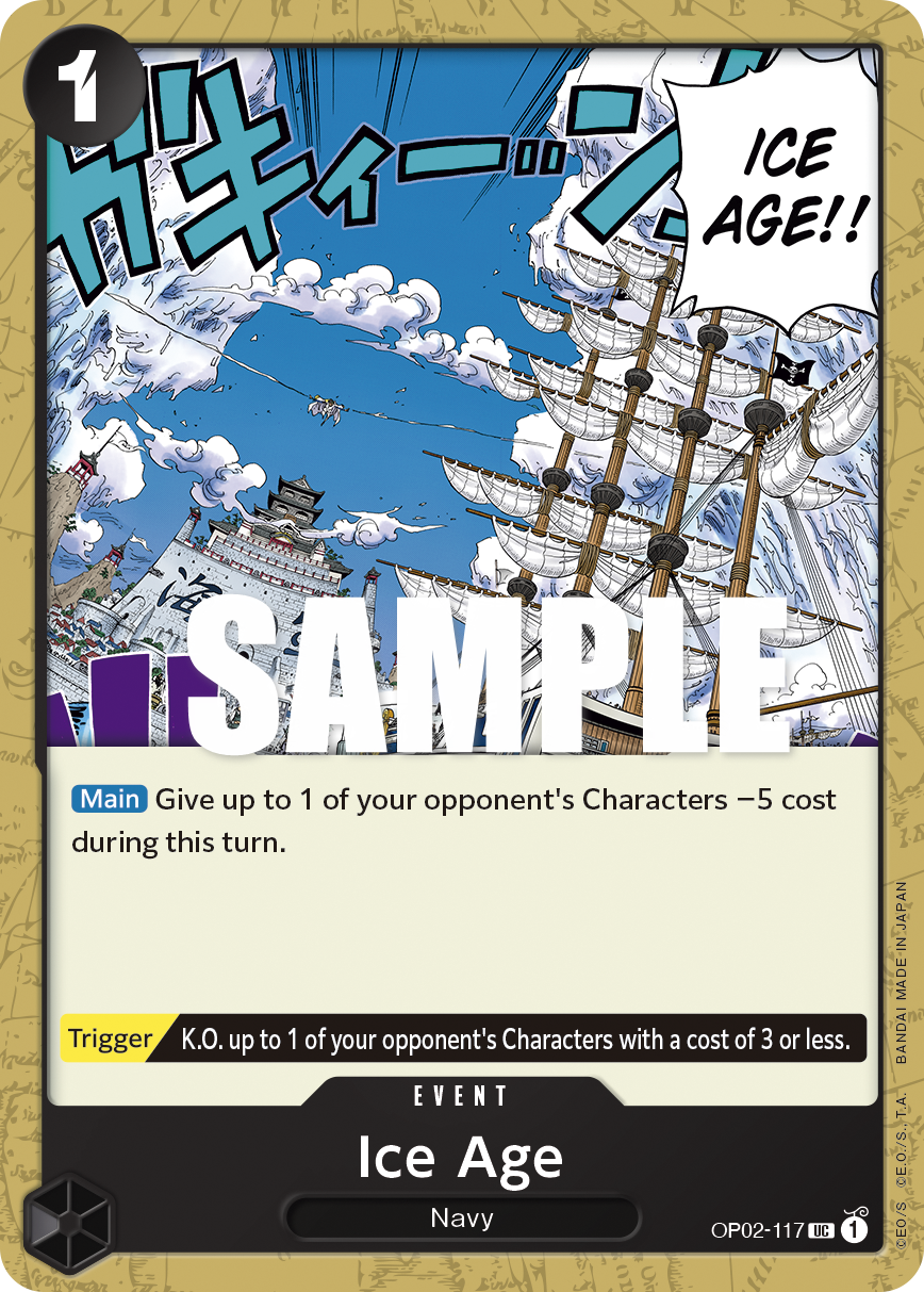 Ice Age OP02-117 One Piece Card Game