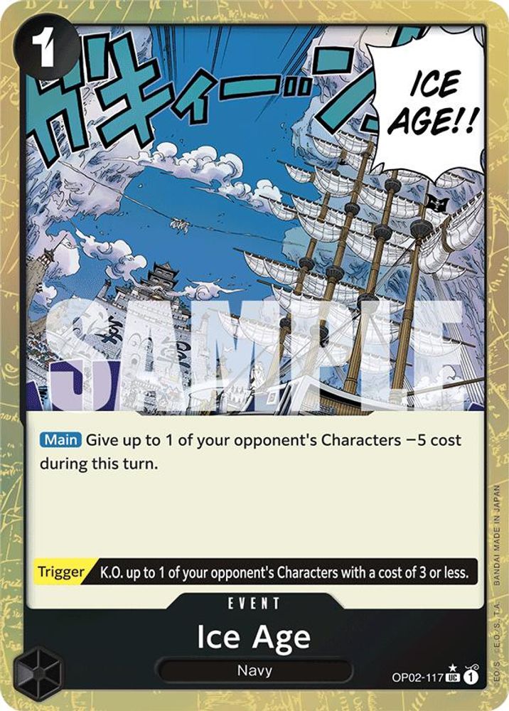 Ice Age [Textured PRB01] OP02-117 One Piece Card Game