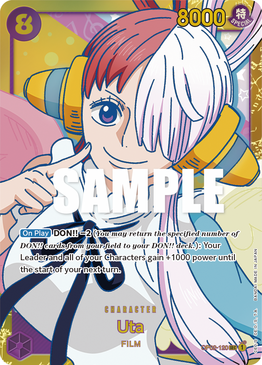 Uta OP02-120 One Piece Card Game