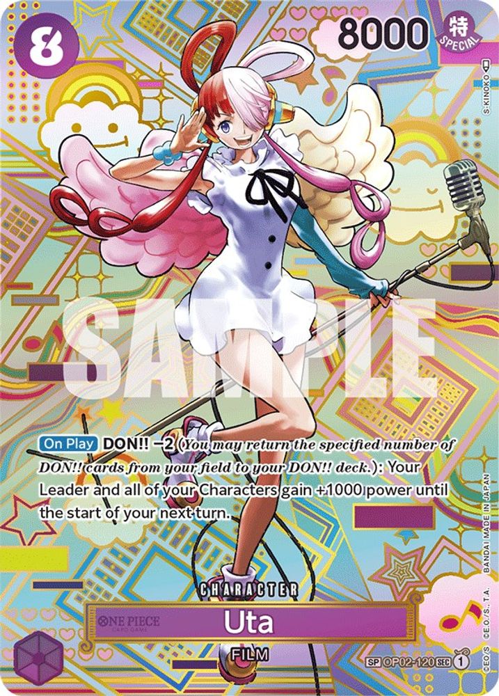 Uta [SP] OP02-120 One Piece Card Game