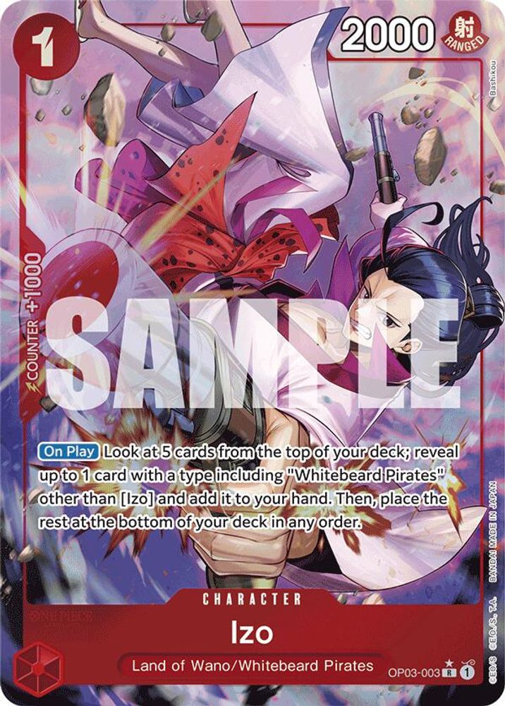 Izo [Jolly Roger Foil] OP03-003 One Piece Card Game