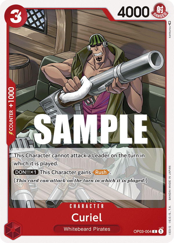 Curiel OP03-004 One Piece Card Game