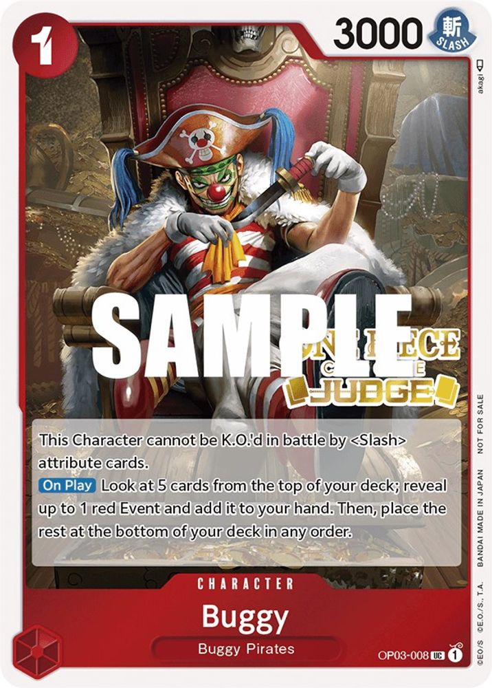 Buggy [Judge] OP03-008 One Piece Card Game
