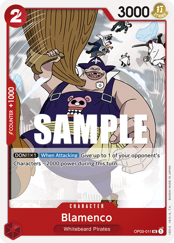 Blamenco OP03-011 One Piece Card Game
