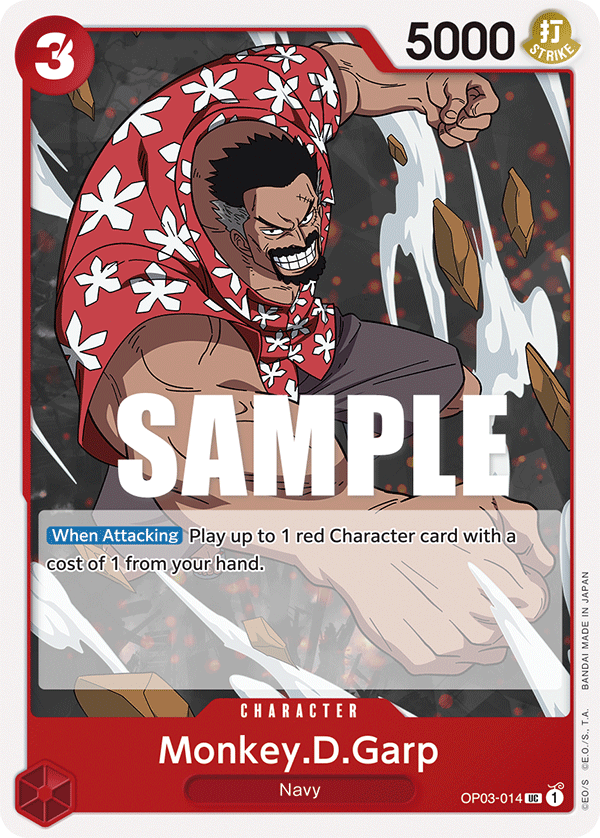 Monkey.D.Garp OP03-014 One Piece Card Game