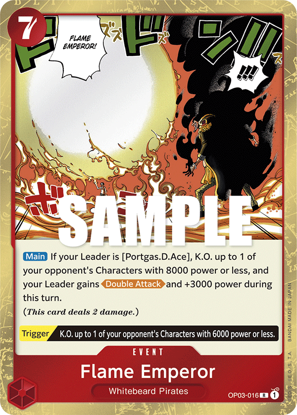 Flame Emperor OP03-016 One Piece Card Game