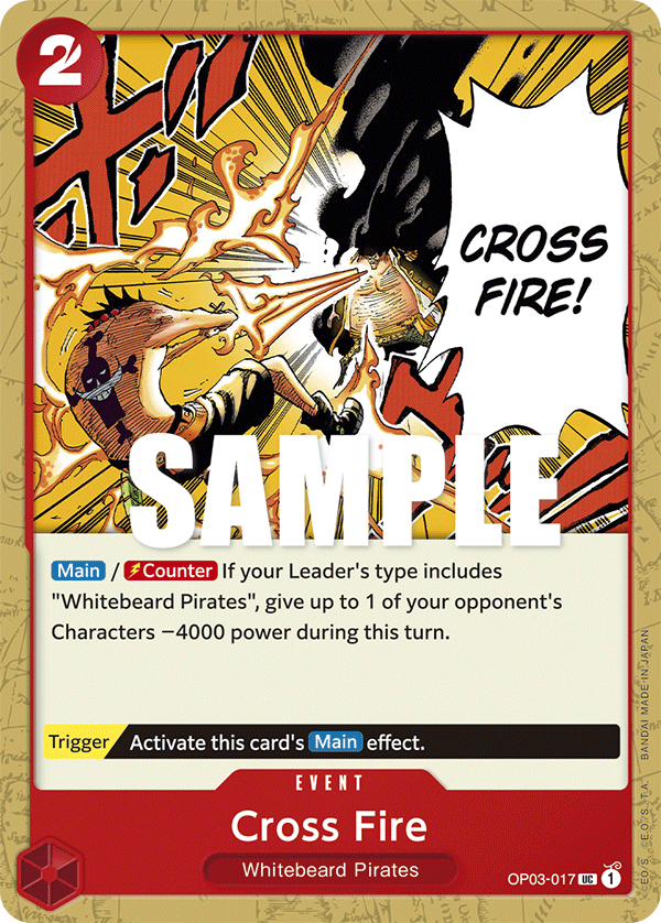 Cross Fire OP03-017 One Piece Card Game
