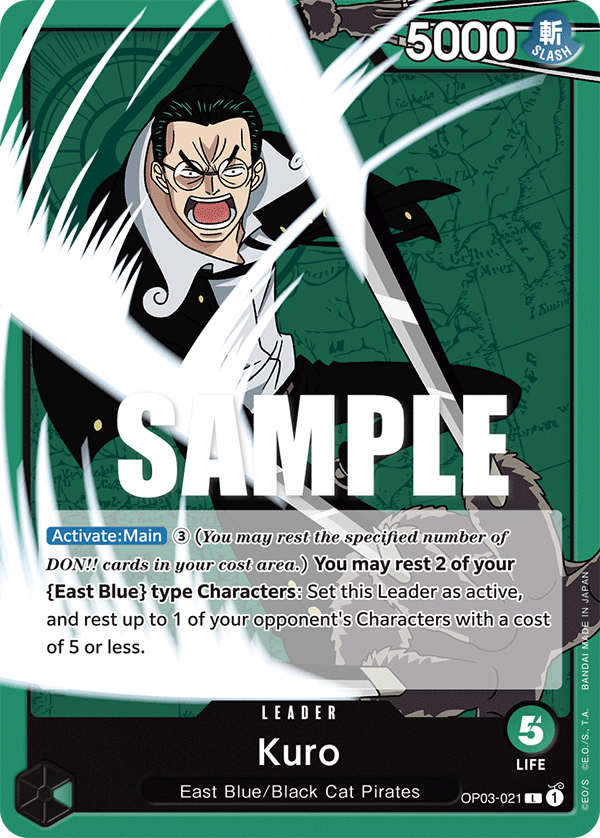 Kuro OP03-021 One Piece Card Game