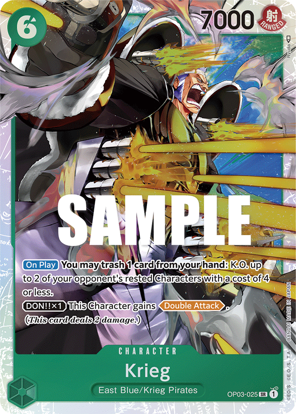 Krieg OP03-025 One Piece Card Game