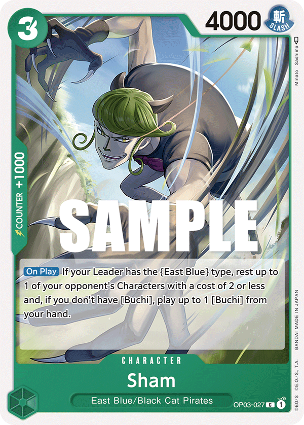 Sham OP03-027 One Piece Card Game